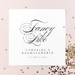 Funny Fancy Like Script Country Bachelorette Serviette<br><div class="desc">Funny "Fancy Like" Script Country Bachelorette Napkins</div>