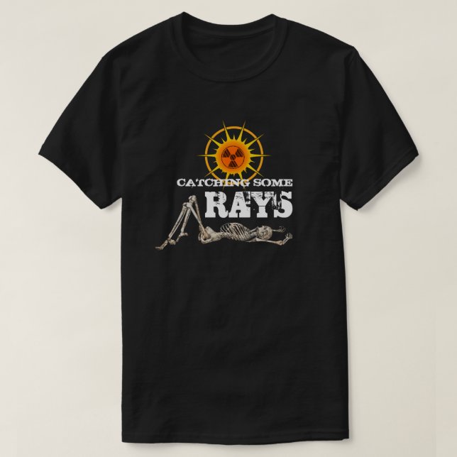 Funny Fangen einige rosige Skeletton-T - Shirt (Design vorne)