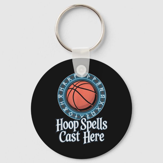Funny Fantasy Basketball Basketball Basketball Lig Schlüsselanhänger (Vorderseite)