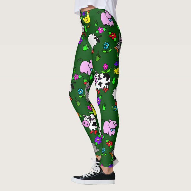 Funny Farm Animal Leggings (Links)