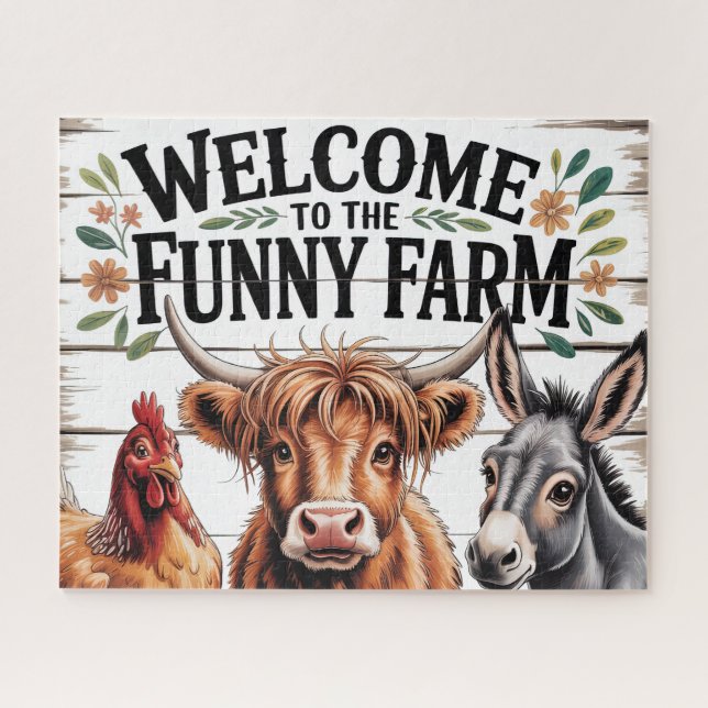 Funny Farm Animals (Horizontal)