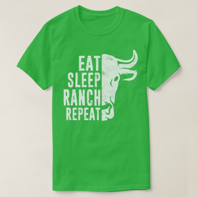 Funny Farm Dairy Bauer Herd, die sie beunruhigt T-Shirt (Design vorne)