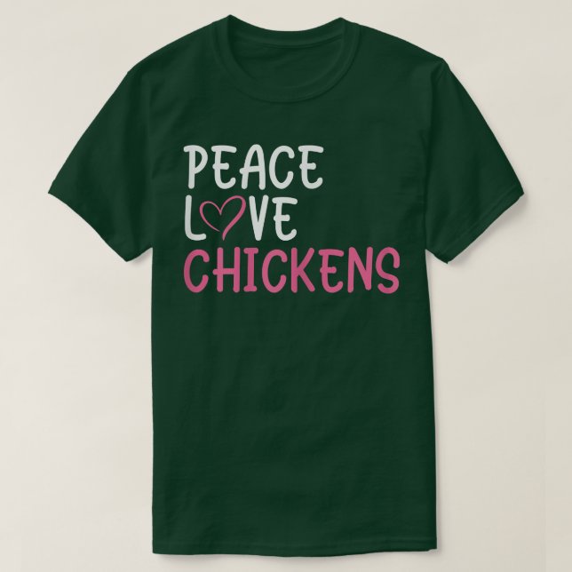 Funny Farm Lover Chickens Graphic for Women and Gi T-Shirt (Design vorne)