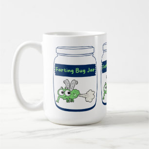 Funny Farting Bug Jar Kaffeetasse