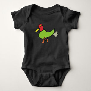 Funny Farting Duck Baby Strampler