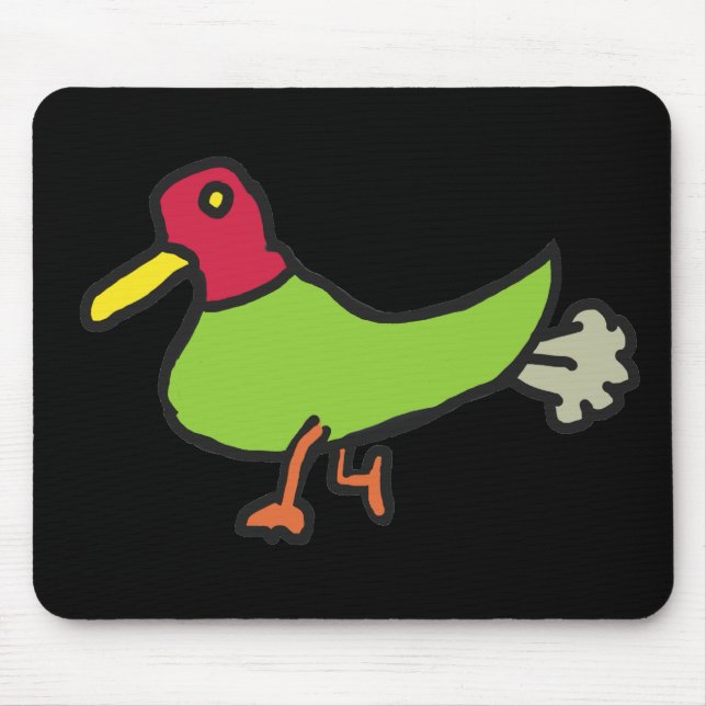 Funny Farting Duck Mousepad (Vorne)