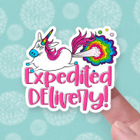 Funny Farting Unicorn Expedition Delivery Business