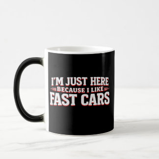 Funny Fast Cars Car Enthusiasts & Racing Verwandlungstasse