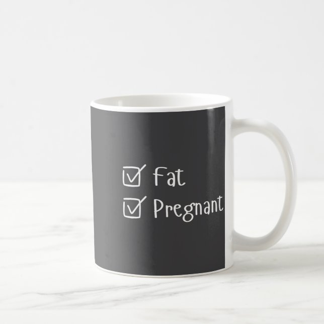 Funny Fat Pregnancy Sayings Humor Expecting Moms G Kaffeetasse (Rechts)