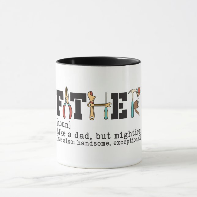 Funny Father Definition Tasse (Zentrum)
