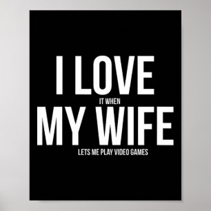 Funny Father&# s Day Video Game Vater Poster