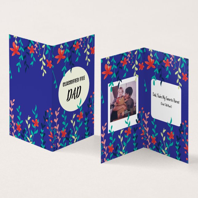 Funny Father's Day Card-Lieblings-Eltern-Joke Gesc (Innenseite und Außenseite)