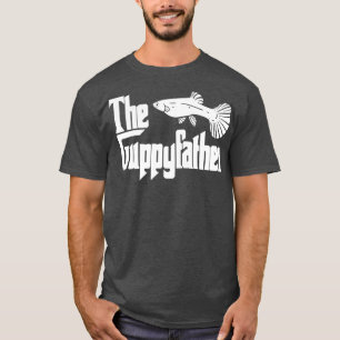 Funny Fathers Day The GuppyFather Fish Aquarium Pe T-Shirt