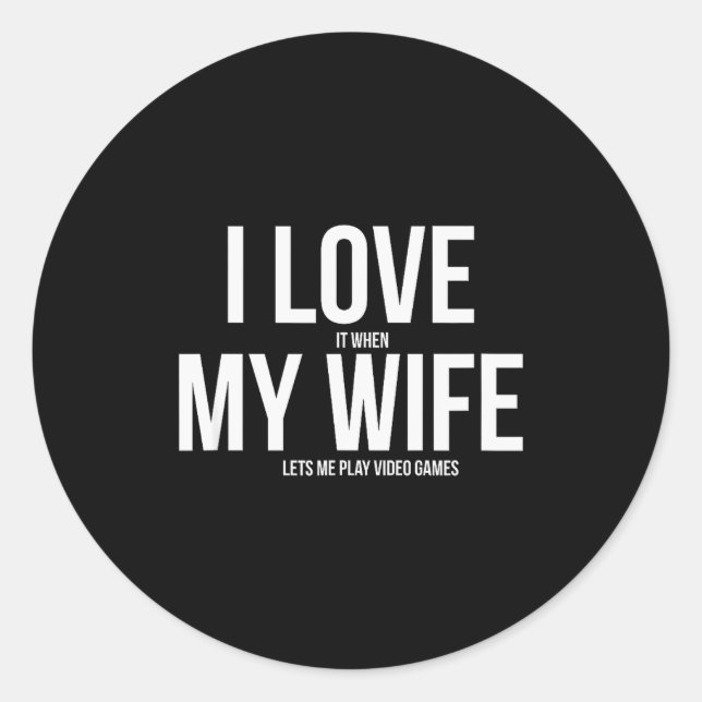 Funny Father's Day Video Game Dad  Runder Aufkleber (Vorderseite)