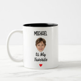 Funny Favorite Child Tasse mit Name & Foto