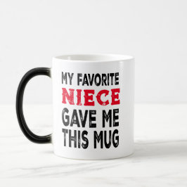 Funny "Favorite Niece" Tasse für Tante