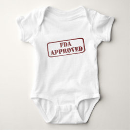 Funny FDA genehmigte Baby Spaß Red Not Briefmarke. Strampler