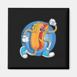 Funny Feinschmecker Hot Dog Lover Fast Food Franks Magnet
