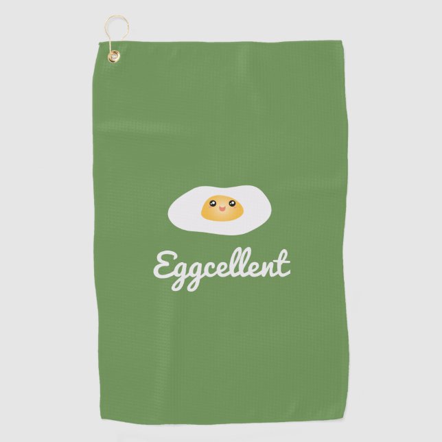 Funny Feinschmecker Niedlich Egg Eggcellent Humorv Golfhandtuch (Vorderseite)