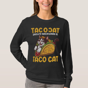 Funny Feline TacoCat rückwärts geschrieben Taco Ca T-Shirt