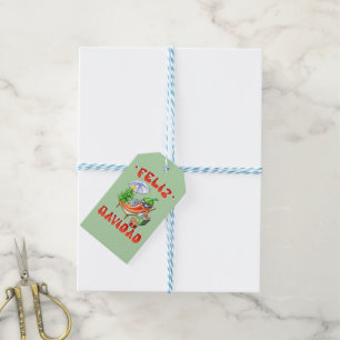 Funny Feliz Navidad Niedlicher Chili Geschenkanhänger