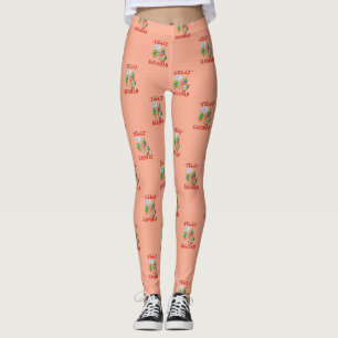 Funny Feliz Navidad Niedlicher Chili Leggings
