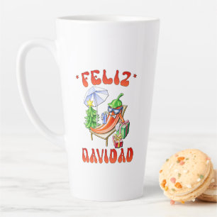 Funny Feliz Navidad Niedlicher Chili Milchtasse