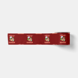 Funny Feliz Navidad Niedlicher Chili Satinband
