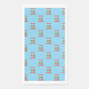 Funny Feliz Navidad Niedlicher Chili Serviette