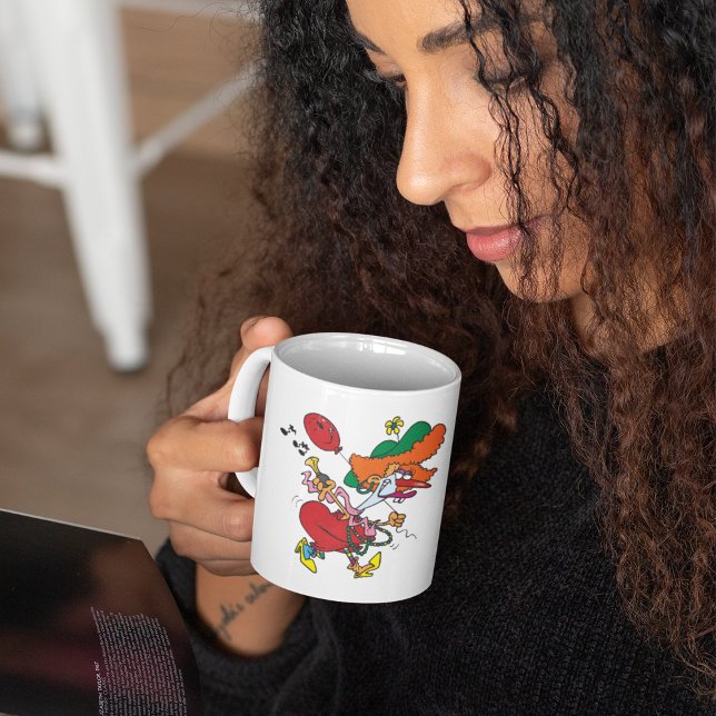 Funny Female Clownkaffee Tasse (Von Creator hochgeladen)