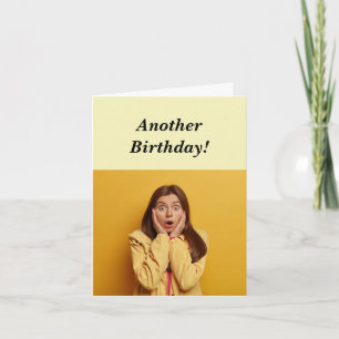 Funny Feminine Birthday Age Spaß für sie Karte