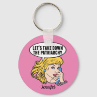 Funny Feminist Pop Art Anti Patriarchy Quote Pink