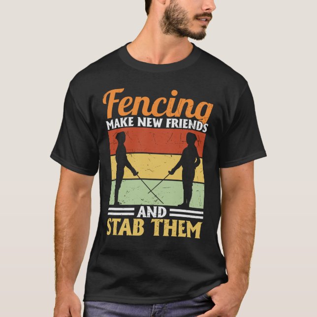 Funny Fencer Zitat  T-Shirt (Vorderseite)