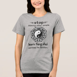 Funny Feng Shui New Age Tri-Blend Shirt