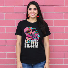 Funny festlich Bereit zu Fiesta Mexican Piñata T-Shirt