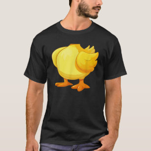 Funny Fett niedlich gelbe Ente Körper Tracht hallo T-Shirt