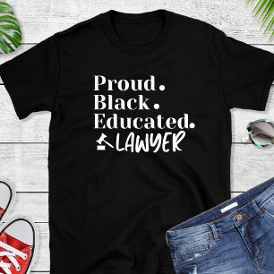Funny Fière Avocat Noir T-shirt noir