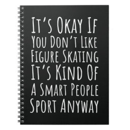 Funny Figure Skating Gifts Winter Sports Skater Notizblock