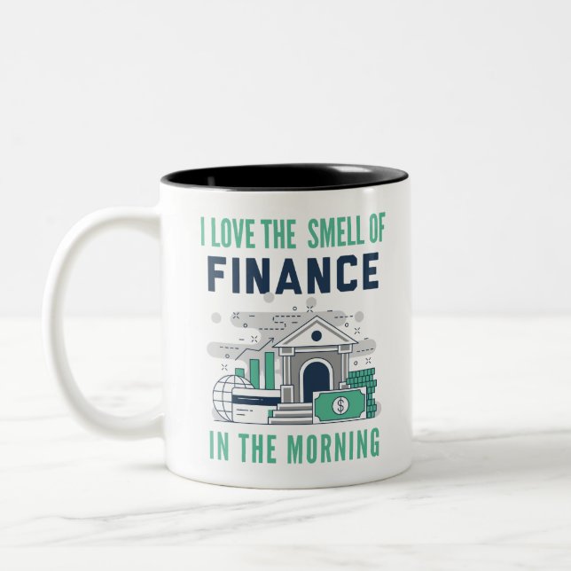 Funny Finance Tassen Business Office Coworker Blue (Links)