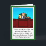 Funny Financial Spaß Weihnachtskarte "Spectickkes" Feiertagskarte<br><div class="desc">Frohe Weihnachten! Genießen Sie das Lachen mit dieser unglaublich witzig Weihnachts-Spaß-Grußkarte des Künstlers Bill Abbott; lachen Sie mit Ihren Weihnachtswünschen. Bill Abbotts Cartoon "Spectickles" das international syndizierte Comic ist auch in Hallmark UK,  Reader's Digest,  Saturday Abend Post und anderen feinen Magazinen erschienen!</div>
