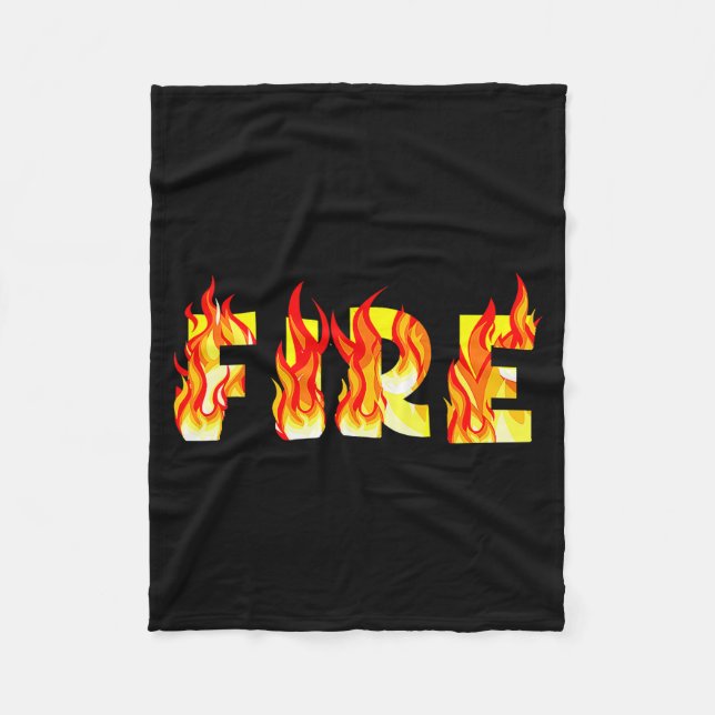Funny Fire And Ice Fire Couple Diy Costume Hallowe Fleecedecke (Vorderseite)