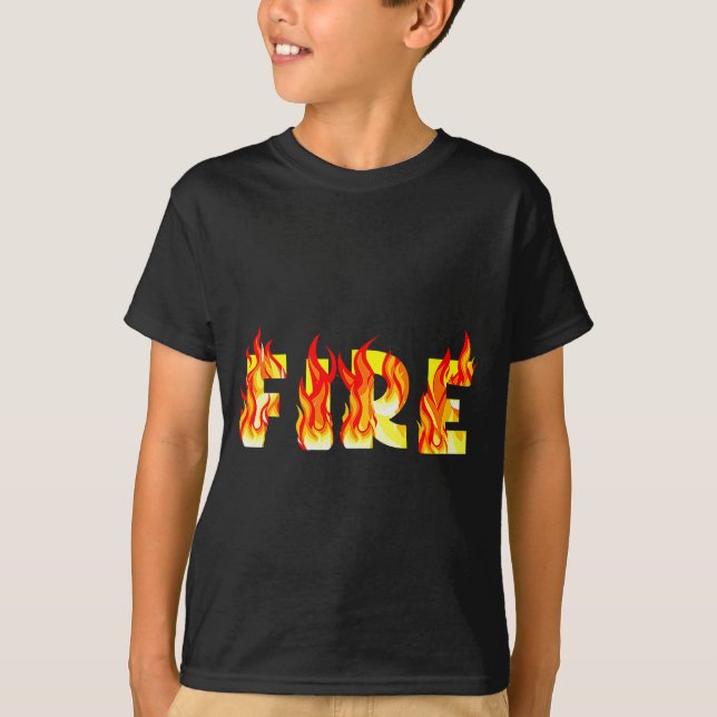 Funny Fire And Ice Fire Couple Diy Costume Hallowe T-Shirt (Vorderseite)
