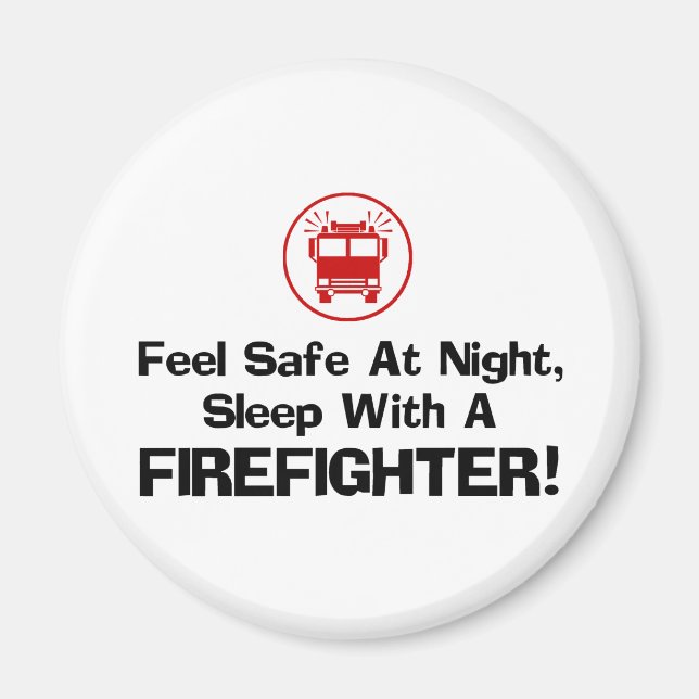 Funny Firefighter Magnet (Vorne)