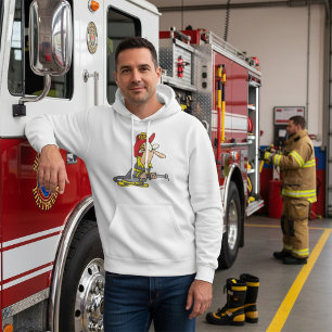 Funny Firefighter mit Hose Emergency Responder Hoodie