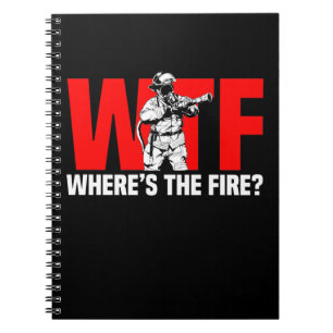 Funny Firefighter Spaß Fire Rescue Joke Notizblock