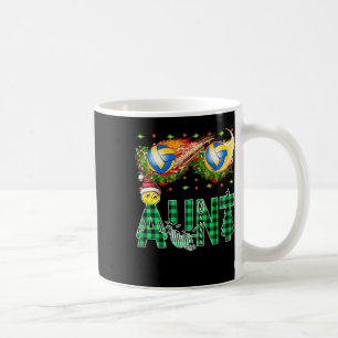 Funny First Xmas als Tante Cool Tinsel Volleyball Kaffeetasse