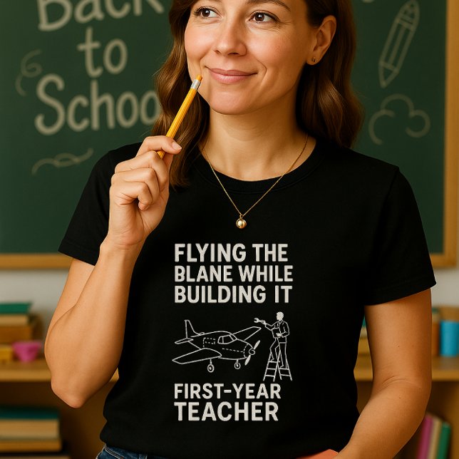 Funny First Year Teacher Shirt, Niedlich Teaching T-Shirt (Von Creator hochgeladen)