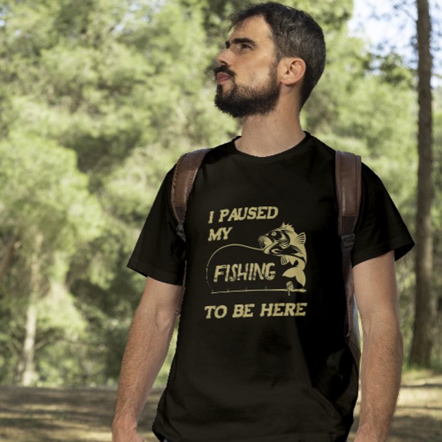 Funny Fischer - Ich habe meine Fischerei unterbroc T-Shirt (Von Creator hochgeladen)