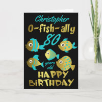 Funny Fish 80. Geburtstag