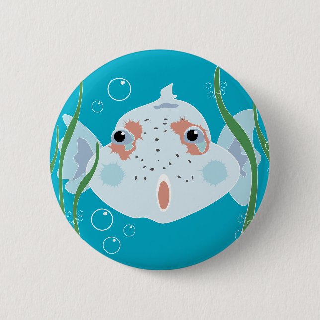 Funny Fish Button (Vorderseite)